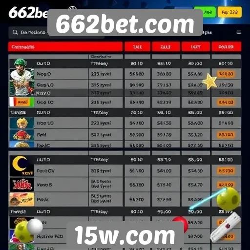 Análise da variedade de jogos disponíveis no 662bet