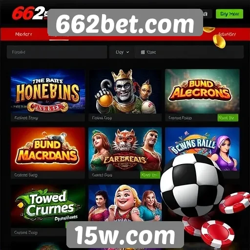 Jogos populares disponíveis no 662bet